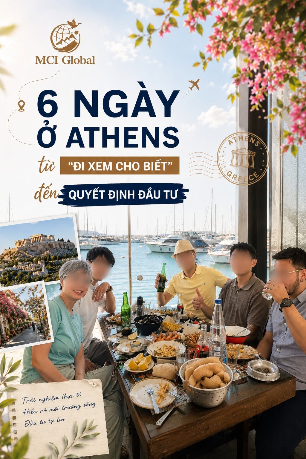6 ngày ở Athens - hành trình khảo sát Hy Lạp thực tế của khách hàng MCI Global