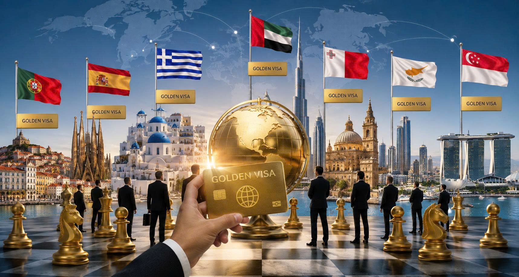 Các Quốc Gia Đang Cạnh Tranh Thu Hút Nhà Đầu Tư Bằng Golden Visa