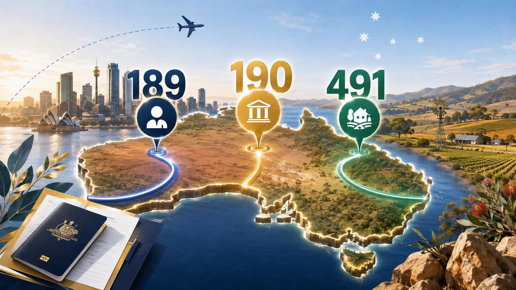 Visa Tay Nghề 189, 190, 491 Khác Nhau Như Thế Nào?