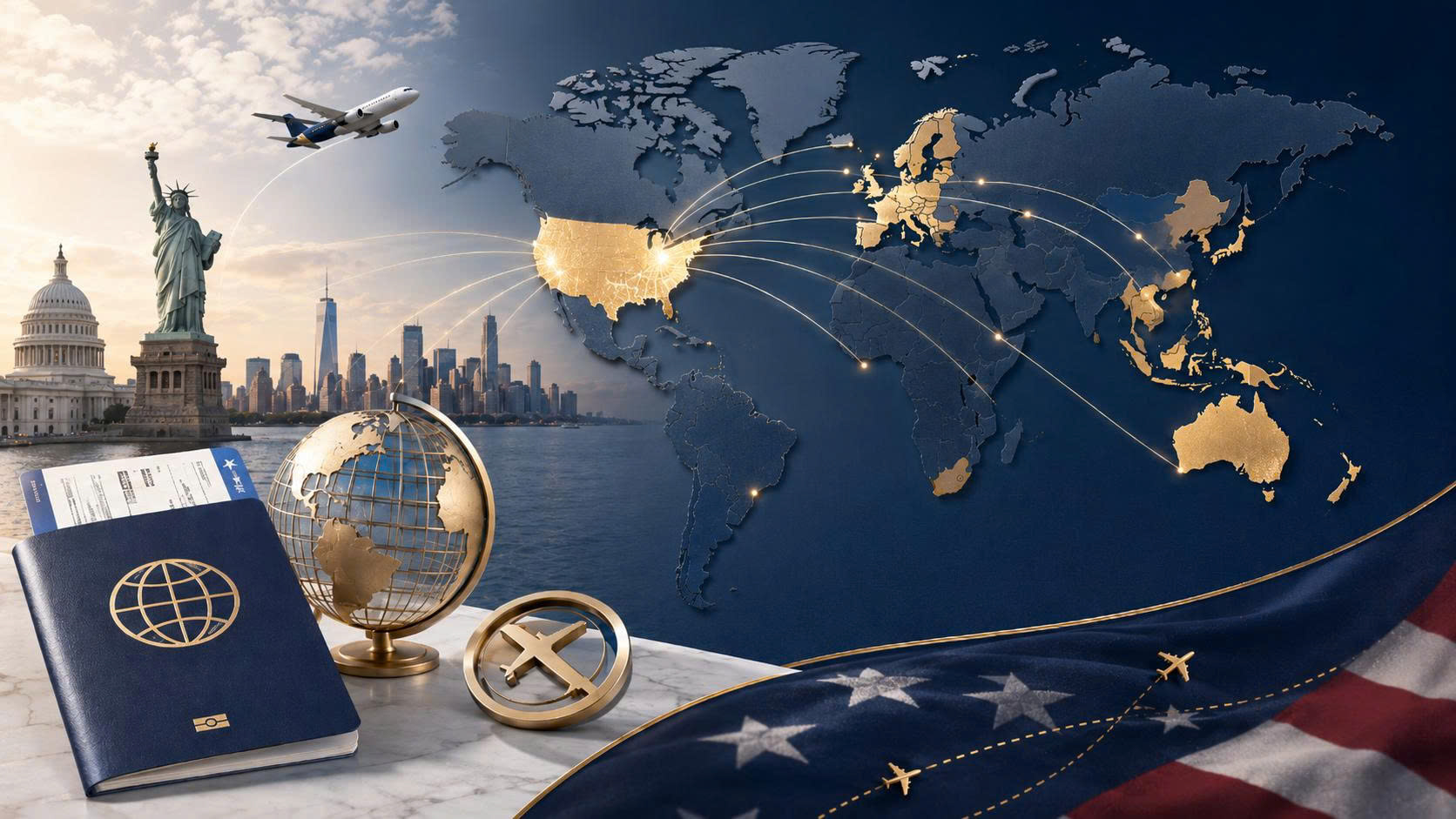 Danh Sách 42 Quốc Gia Được Miễn Visa Mỹ Theo Visa Waiver Program 2026